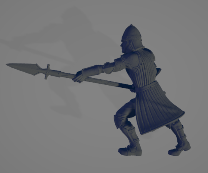 Driftport -Soldaten (Speerkämpfer)