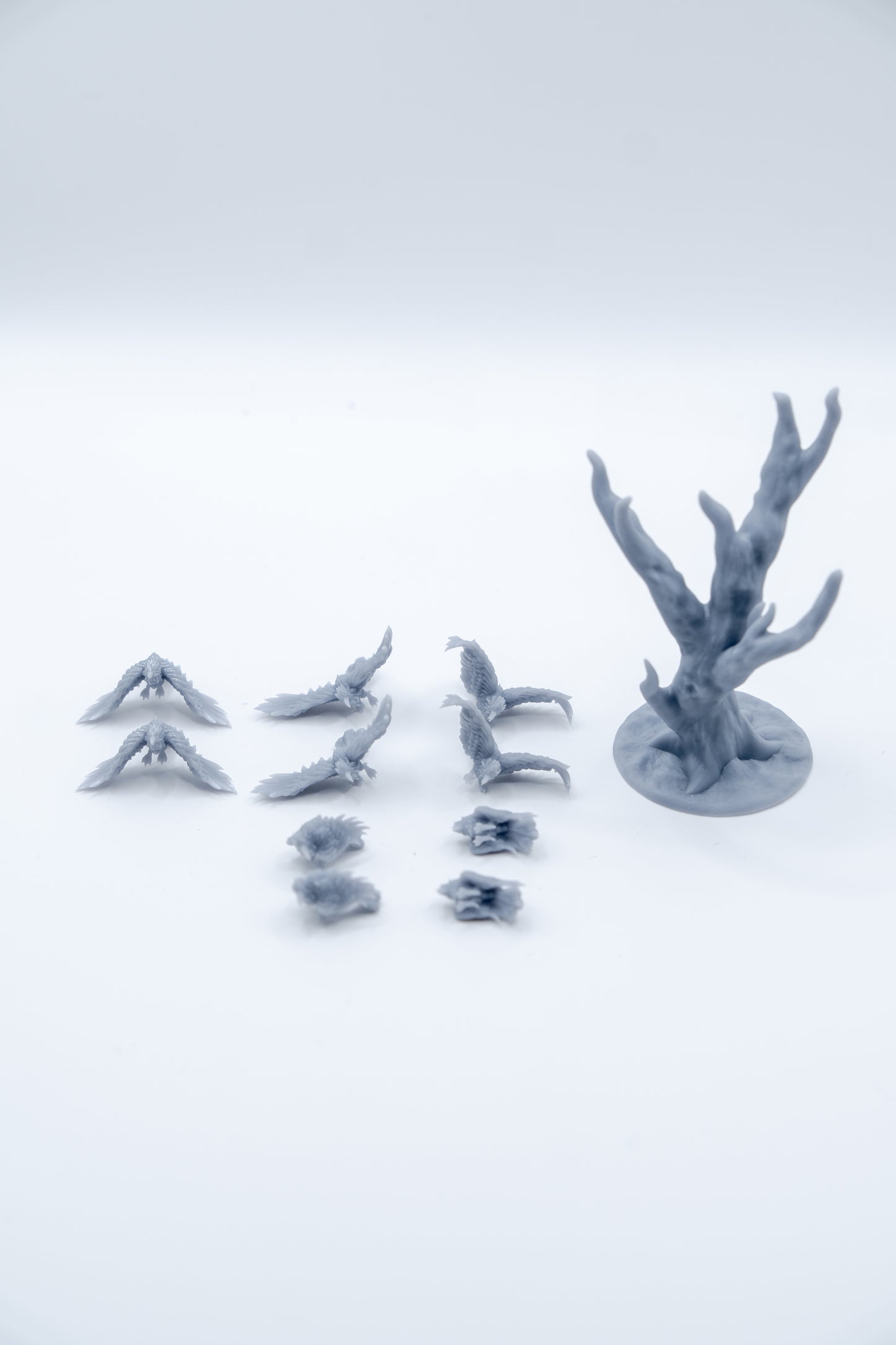 Tabletop Minitures | Raven Spies with Tree | The Printing Goes Ever On | Herr der Ringe | MESBG | Fantasy Miniaturen