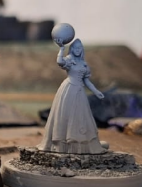 Dreamscape Collision - 1 x Druckplatte - 40 Stück: Moonwoman 33 mm