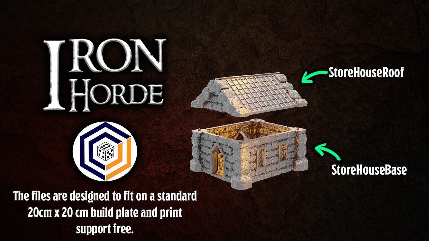 Tabletop Gelände | Store House | Conquest Creations | Iron Horde and Wizards Fortress | Herr der Ringe | Fantasy terrain