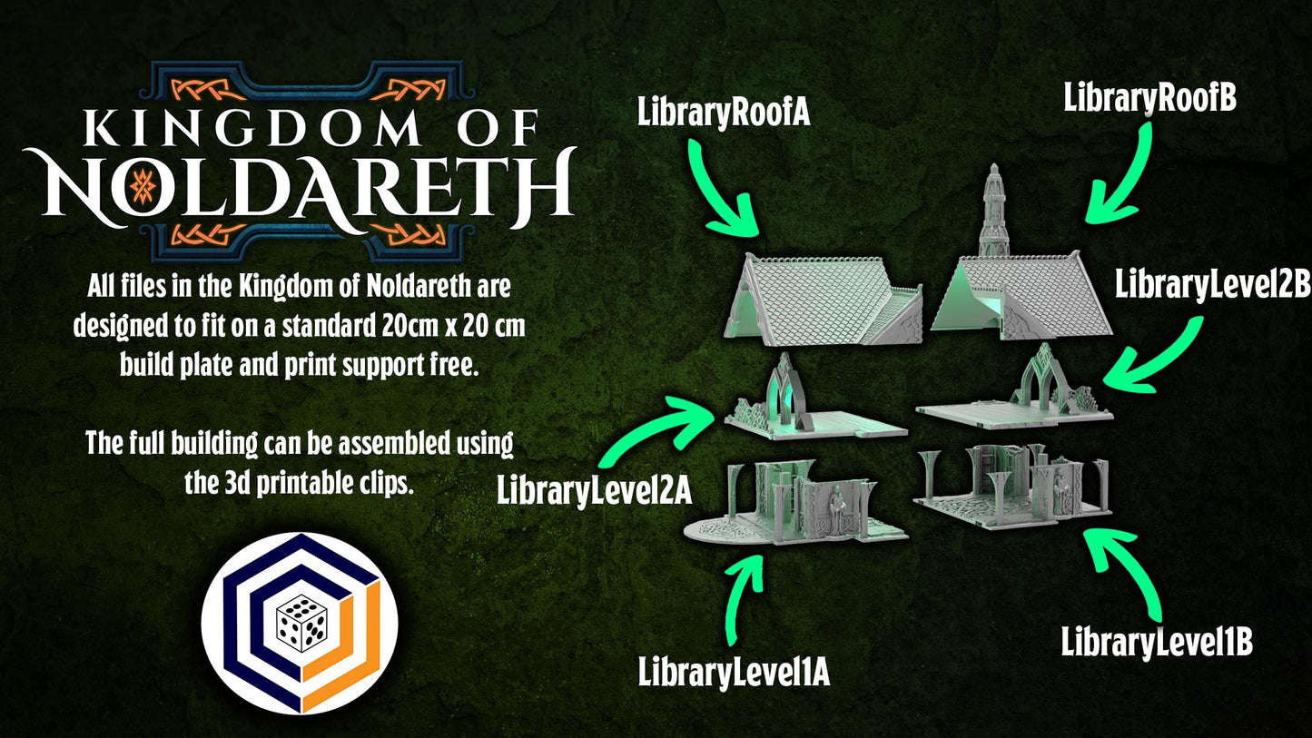 Tabletop Gelände | GreatLibrary | Conquest Creations | Kingdom of Noldareth | Herr der Ringe | Fantasy terrain