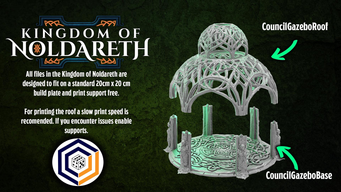 Tabletop Gelände | Council Gazebo | Conquest Creations | Kingdom of Noldareth | Herr der Ringe | Fantasy terrain