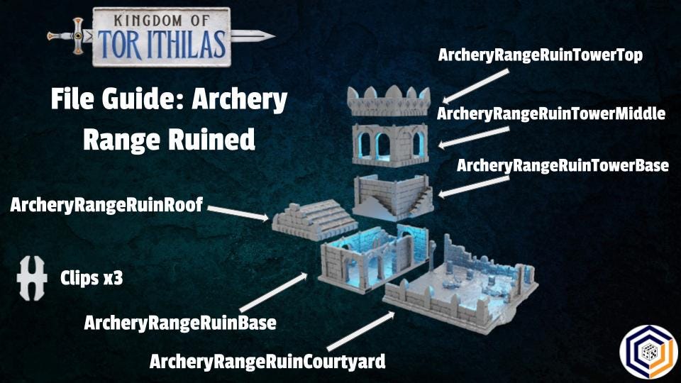 Tabletop Gelände | Archery Range | Conquest Creations | Kingdom of Tor Ithilas | Herr der Ringe | Fantasy terrain