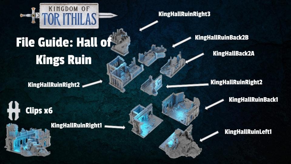 Tabletop Gelände | Hall Of Kings | Conquest Creations | Kingdom of Tor Ithilas | Herr der Ringe | Fantasy terrain
