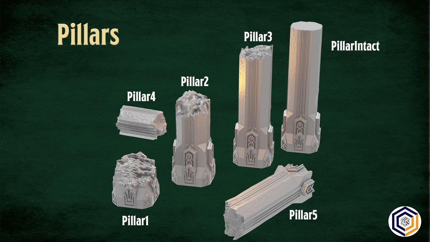 Tabletop Gelände | Pillars | Conquest Creations | Herr der Ringe | Fantasy terrain