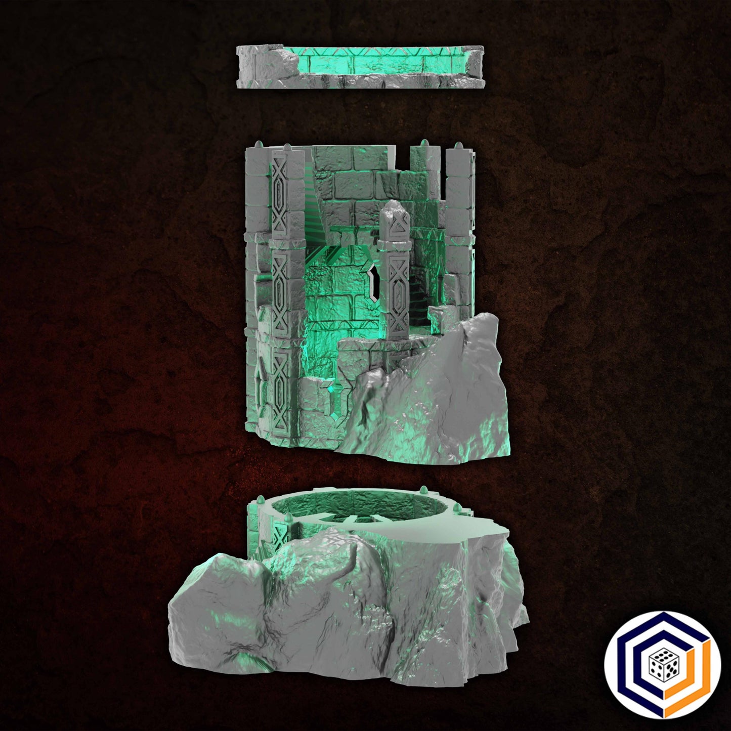 Tabletop Gelände | Peak Tower | Conquest Creations | Mountain Peak | Herr der Ringe | Fantasy terrain