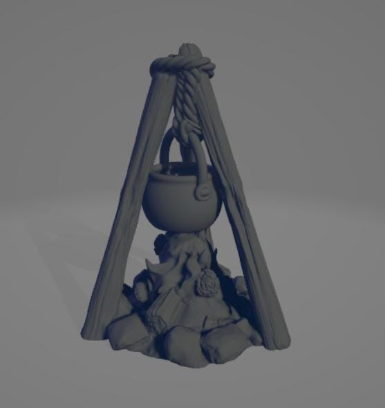 Tabletop Gelände | Banditen Camp | The Printing Goes Ever On | Herr der Ringe | Fantasy terrain