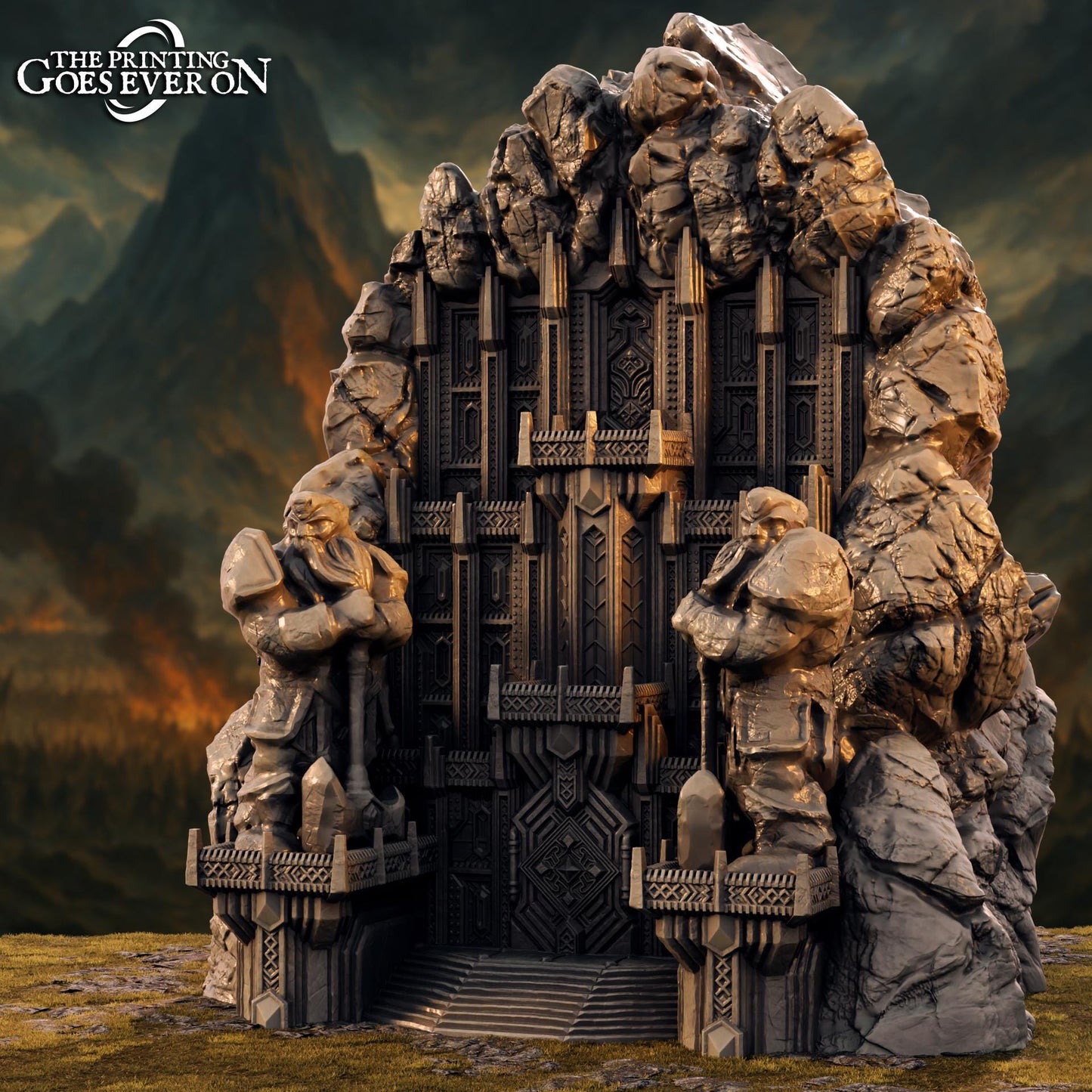 Tabletop Minitures | Gates of the Mountain | After the Fire | The Printing Goes Ever On | Herr der Ringe | MESBG