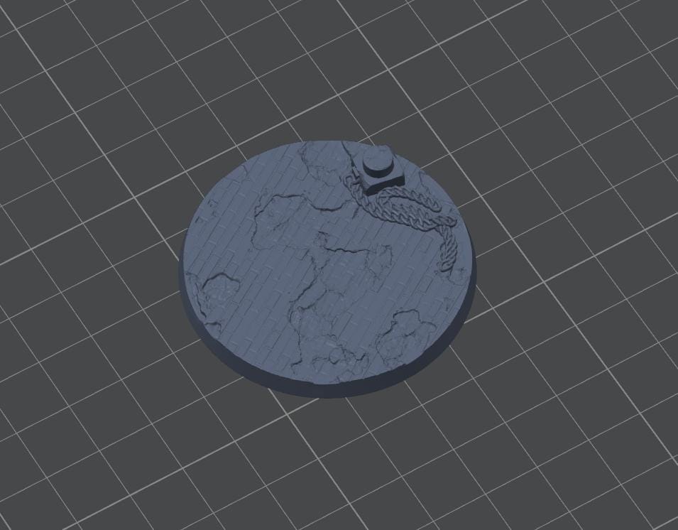 Bases | Ruinen | Universal 3D Base | Wargames, Miniaturen, Figuren | Verschiedene Größen