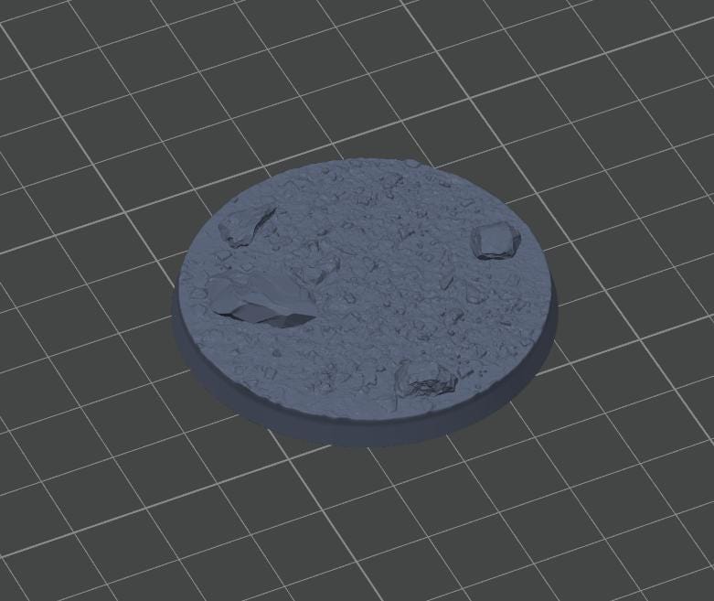 Bases | Wasteland | Universal 3D Base | Wargames, Miniaturen, Figuren | Verschiedene Größen