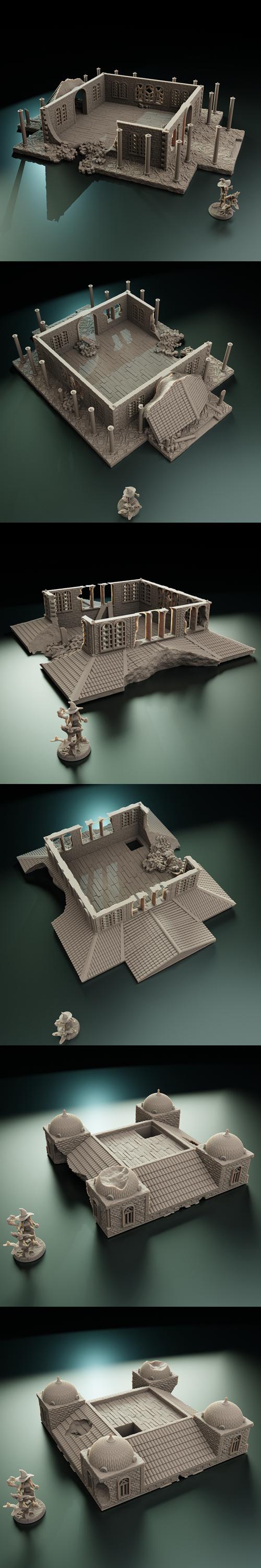 Trench Crusade | Haus 2 | Izidium Quarter | Tabletop Gelände | WW 1 | Fantasy terrain