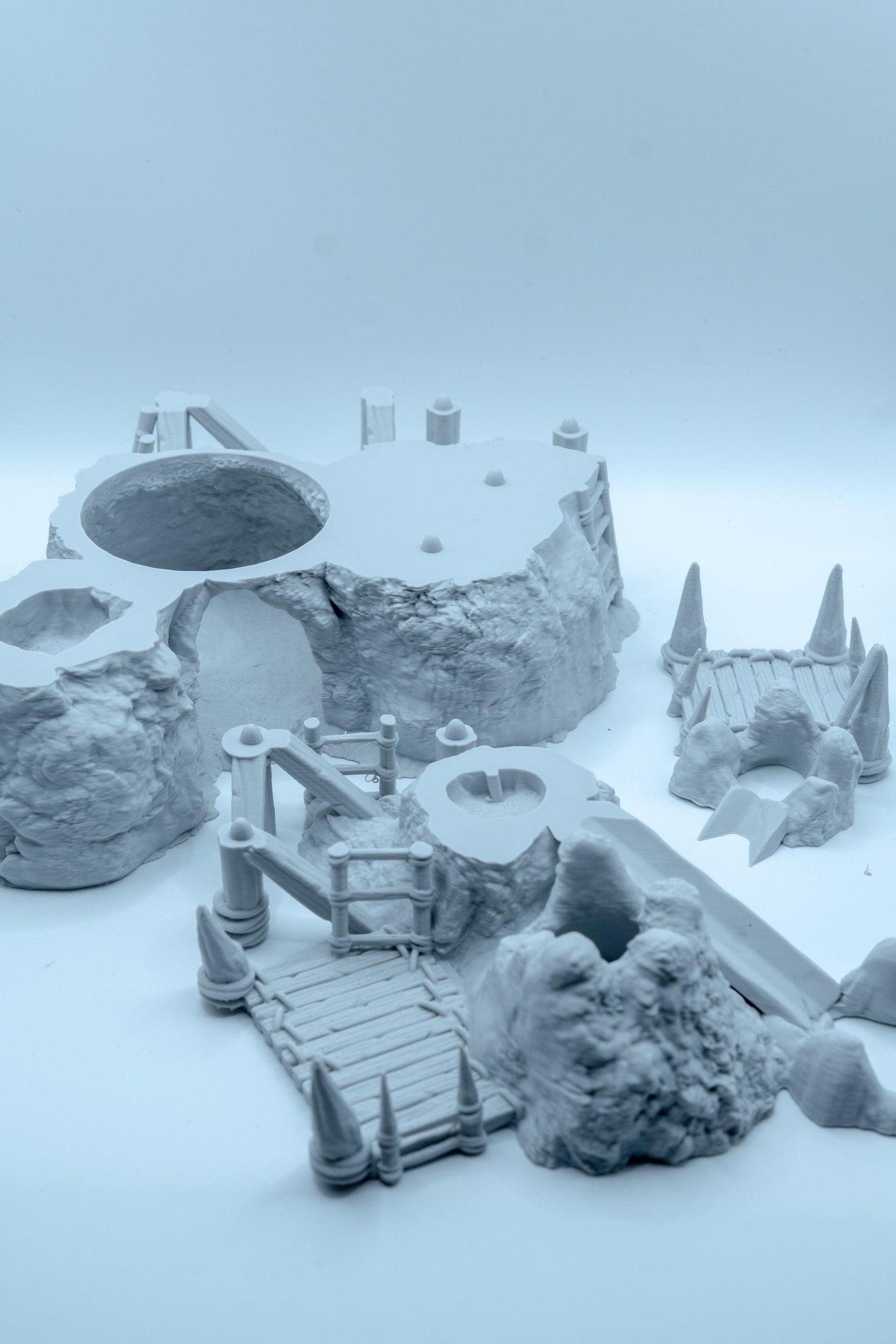 Tabletop Gelände | Orc Pit | Conquest Creations | Iron Horde and Wizards Fortress | Herr der Ringe | Fantasy terrain