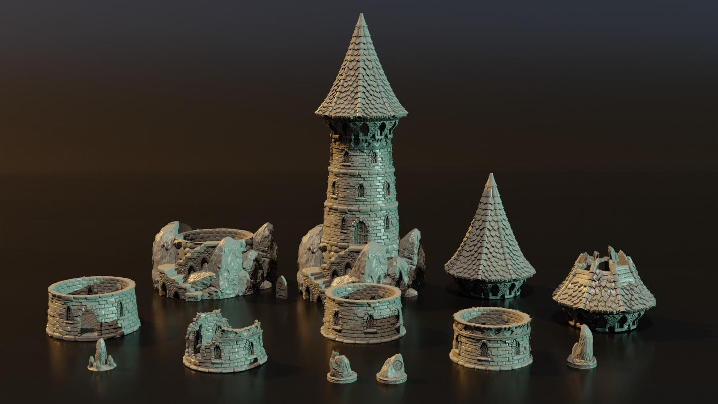 Trench Crusade | Magierturm | Tabletop Gelände | WW 1 | Fantasy terrain