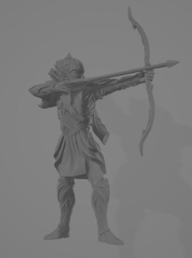 Tabletop Minitures | Elderwood Elves | Soldiers | The Printing Goes Ever On | Herr der Ringe | MESBG | Fantasy Miniaturen
