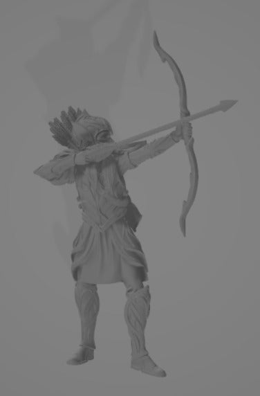 Tabletop Minitures | Elderwood Elves | Soldiers | The Printing Goes Ever On | Herr der Ringe | MESBG | Fantasy Miniaturen