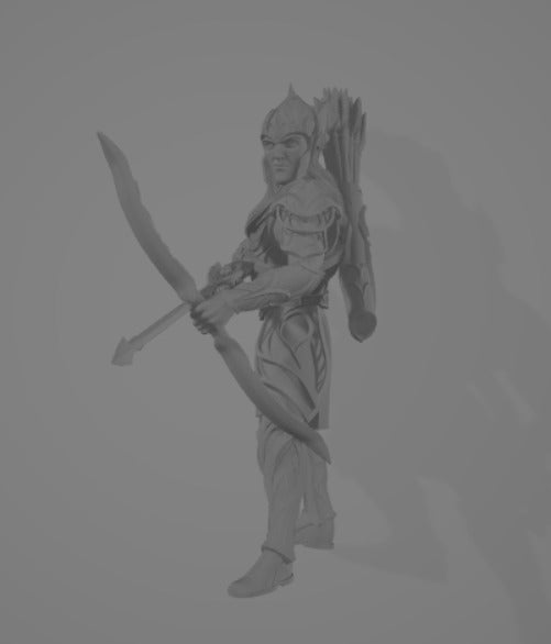 Tabletop Minitures | Elderwood Elves | Soldiers | The Printing Goes Ever On | Herr der Ringe | MESBG | Fantasy Miniaturen