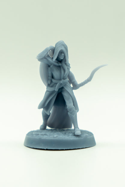 Tabletop Minitures | Elderwood Elves | Ranger | The Printing Goes Ever On | Herr der Ringe | MESBG | Fantasy Miniaturen