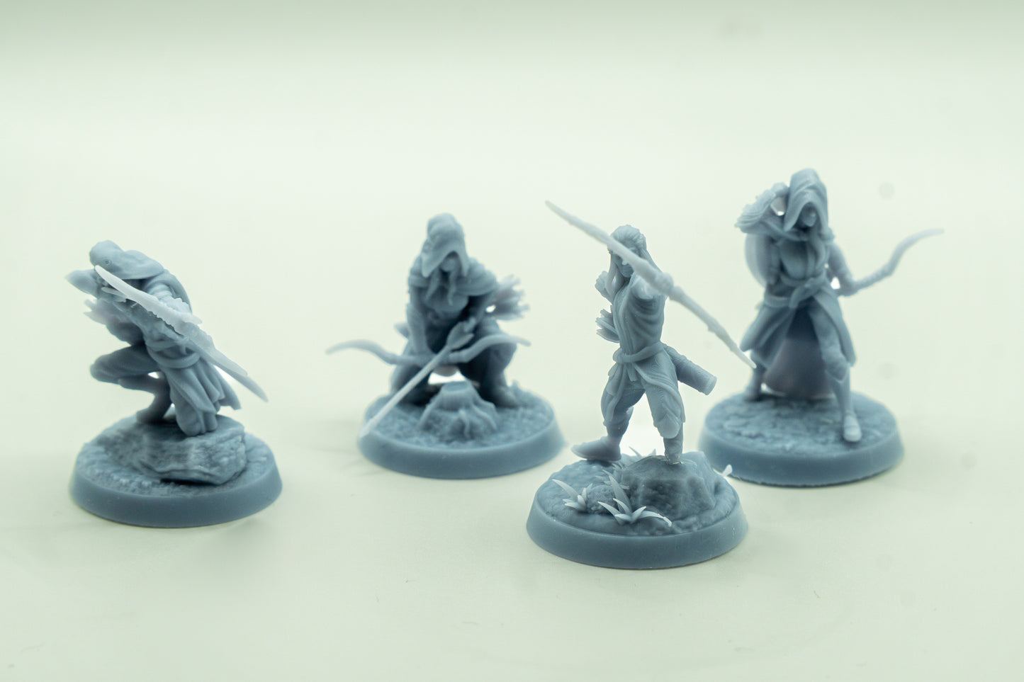 Tabletop Minitures | Elderwood Elves | Ranger | The Printing Goes Ever On | Herr der Ringe | MESBG | Fantasy Miniaturen