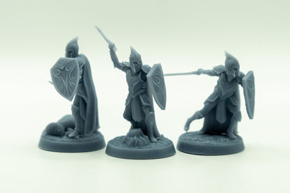 Tabletop Minitures | Elderwood Elves | Greenmantle Guard | The Printing Goes Ever On | Herr der Ringe | MESBG | Fantasy Miniaturen