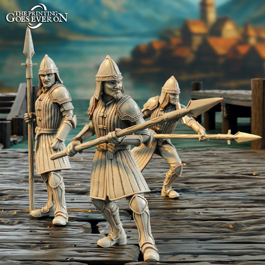 Driftport -Soldaten (Speerkämpfer)