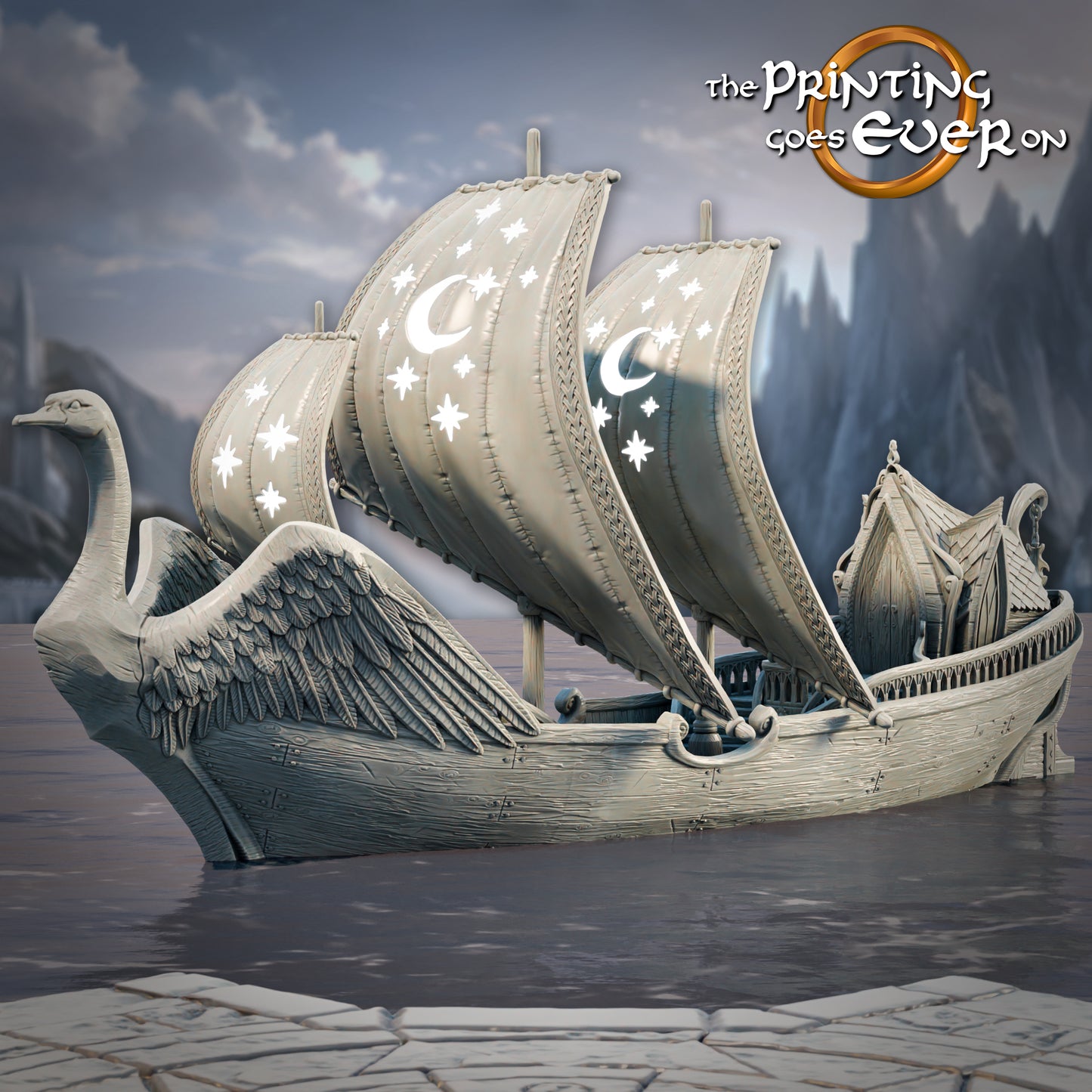 Elven Schiff | Silver Shores | MESBG