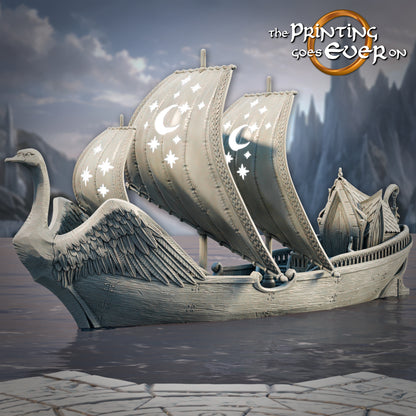 Elven Schiff | Silver Shores | MESBG