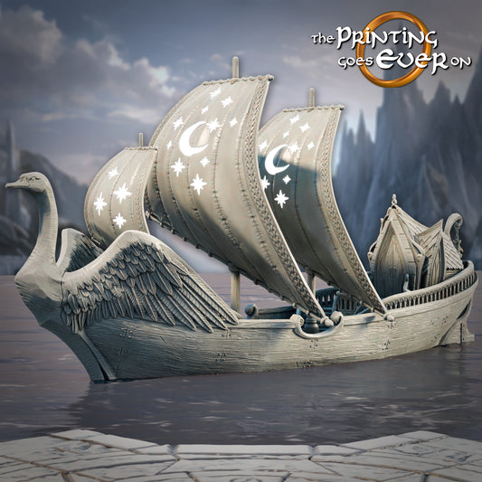Elven Schiff | Silver Shores | MESBG