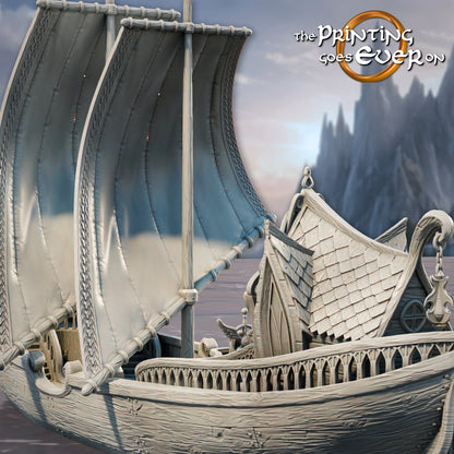Elven Schiff | Silver Shores | MESBG