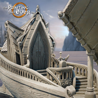Elven Schiff | Silver Shores | MESBG