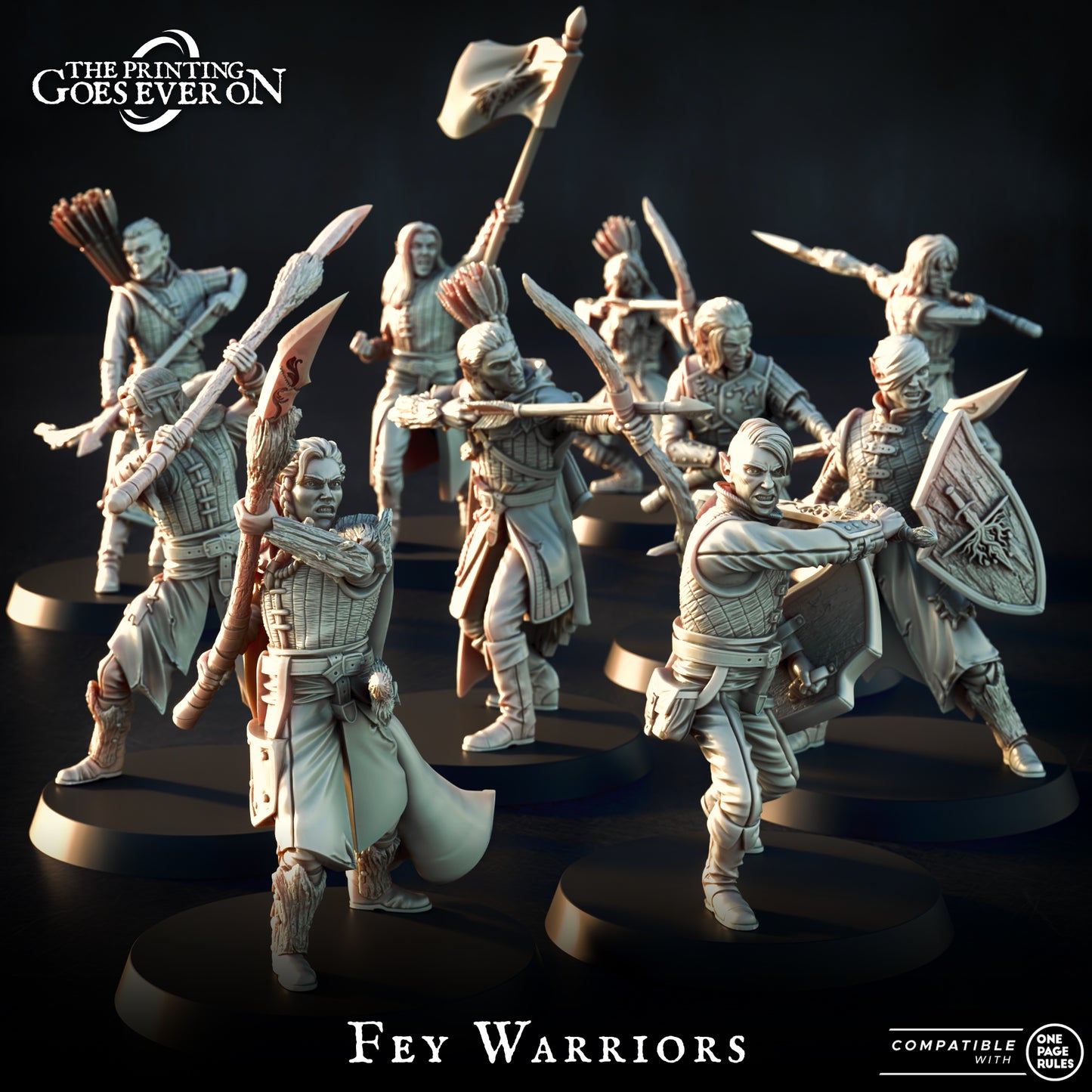 Elven Fey Warrior | Infantry | The Bright Court | Courts of Gwynavir