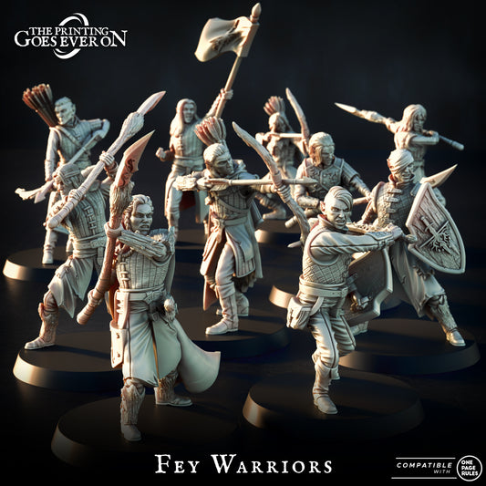 Elven Fey Warrior | Infantry | The Bright Court | Courts of Gwynavir