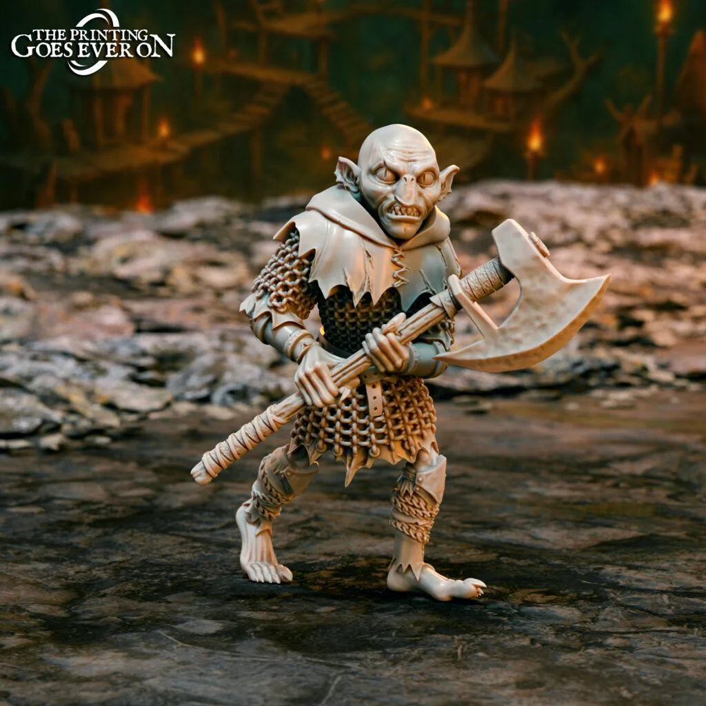 Tabletop Minitures | Goblin | Stalker | The Printing Goes Ever On | Herr der Ringe | MESBG | Fantasy Miniaturen