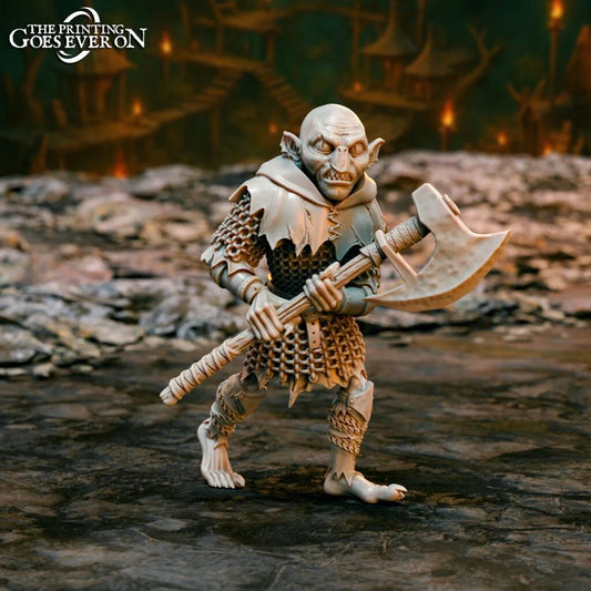 Tabletop Minitures | Goblin | Stalker | The Printing Goes Ever On | Herr der Ringe | MESBG | Fantasy Miniaturen