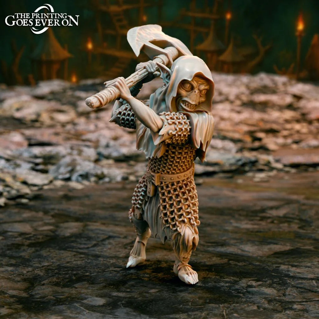 Tabletop Minitures | Goblin | Stalker | The Printing Goes Ever On | Herr der Ringe | MESBG | Fantasy Miniaturen