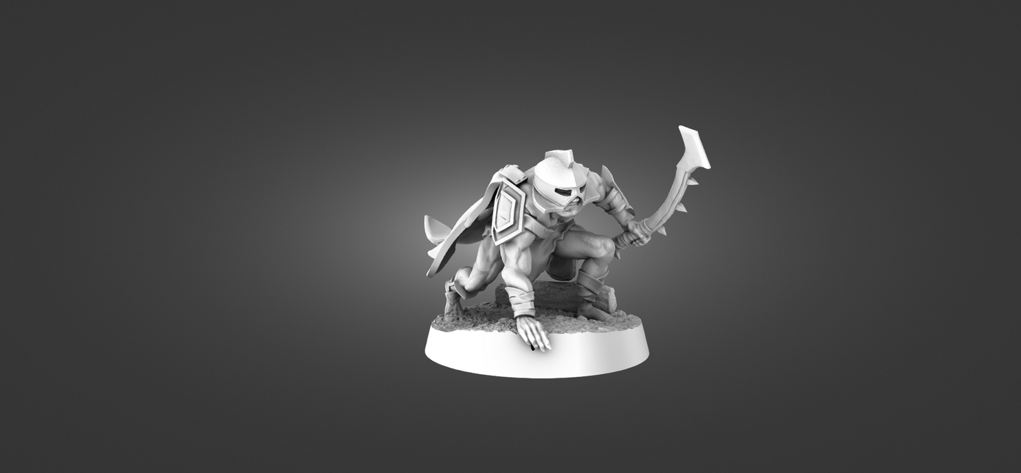 Tabletop Minitures | Half-Orc | Scout | The Printing Goes Ever On | Herr der Ringe | MESBG | Fantasy Miniaturen