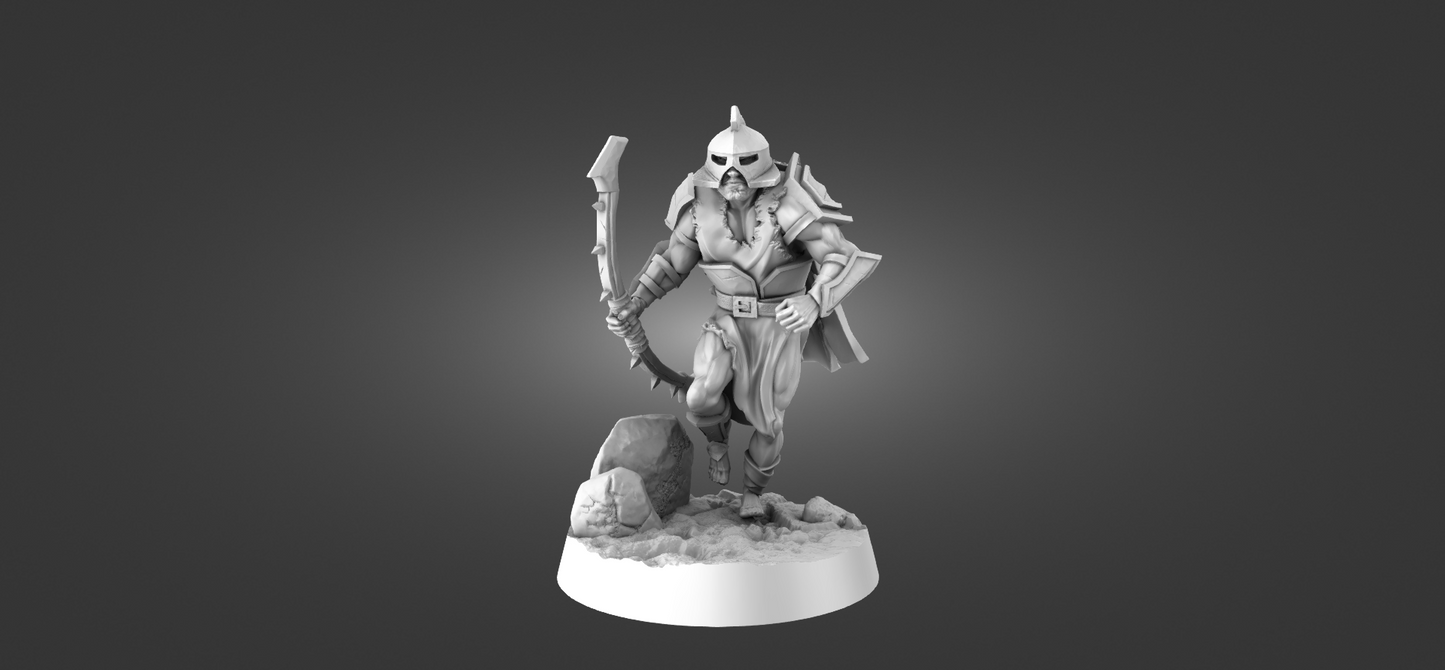 Tabletop Minitures | Half-Orc | Scout | The Printing Goes Ever On | Herr der Ringe | MESBG | Fantasy Miniaturen