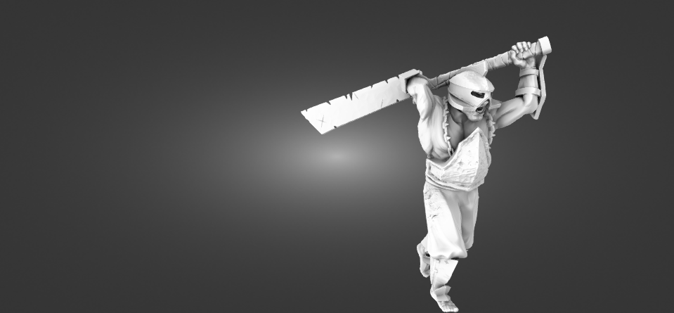 Tabletop Minitures | Half-Orc | Scout | The Printing Goes Ever On | Herr der Ringe | MESBG | Fantasy Miniaturen