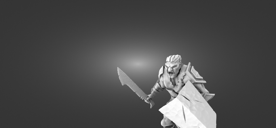 Tabletop Minitures | Half-Orc | Scout | The Printing Goes Ever On | Herr der Ringe | MESBG | Fantasy Miniaturen