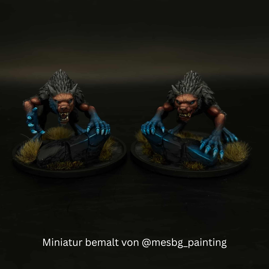 Tabletop Minitures | Werwolf | Axolayr Designs | Herr der Ringe | MESBG | Fantasy Miniaturen