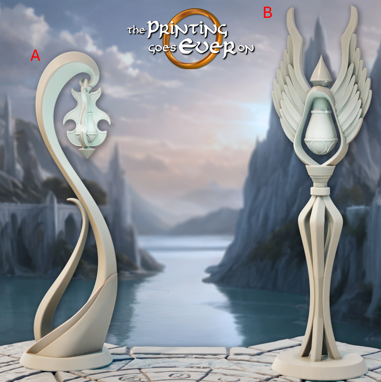 Elven Lampe | Silver Shores | MESBG
