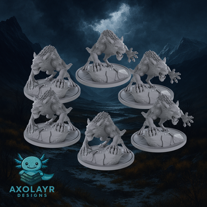 Tabletop Minitures | Werwolf | Axolayr Designs | Herr der Ringe | MESBG | Fantasy Miniaturen