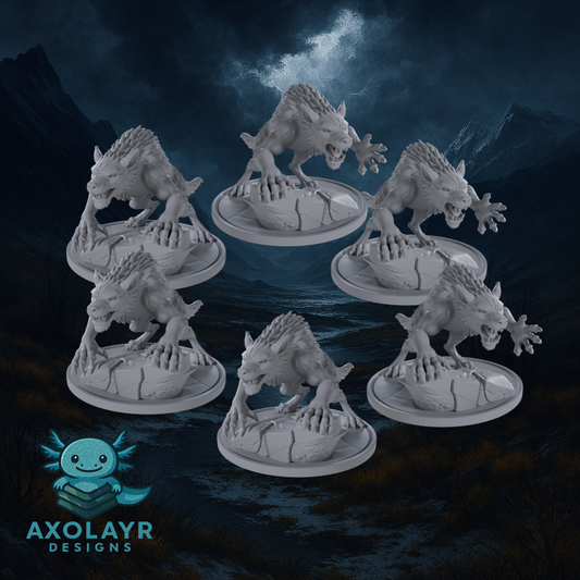 Tabletop Minitures | Werwolf | Axolayr Designs | Herr der Ringe | MESBG | Fantasy Miniaturen