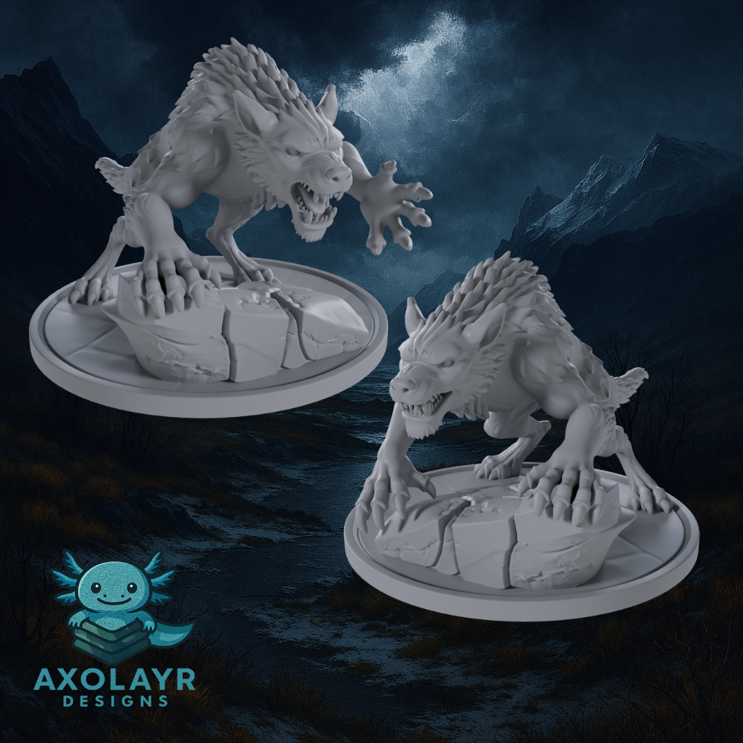 Tabletop Minitures | Werwolf | Axolayr Designs | Herr der Ringe | MESBG | Fantasy Miniaturen