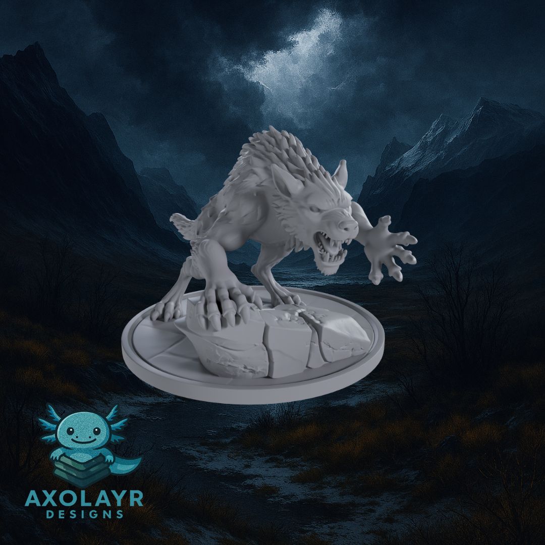 Tabletop Minitures | Werwolf | Axolayr Designs | Herr der Ringe | MESBG | Fantasy Miniaturen