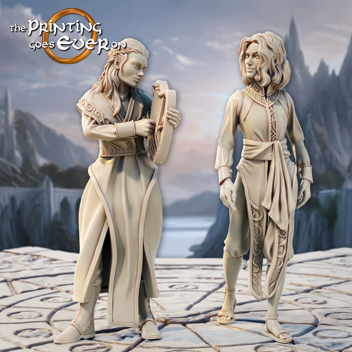 Elven Townsfolk | Silver Shores | MESBG