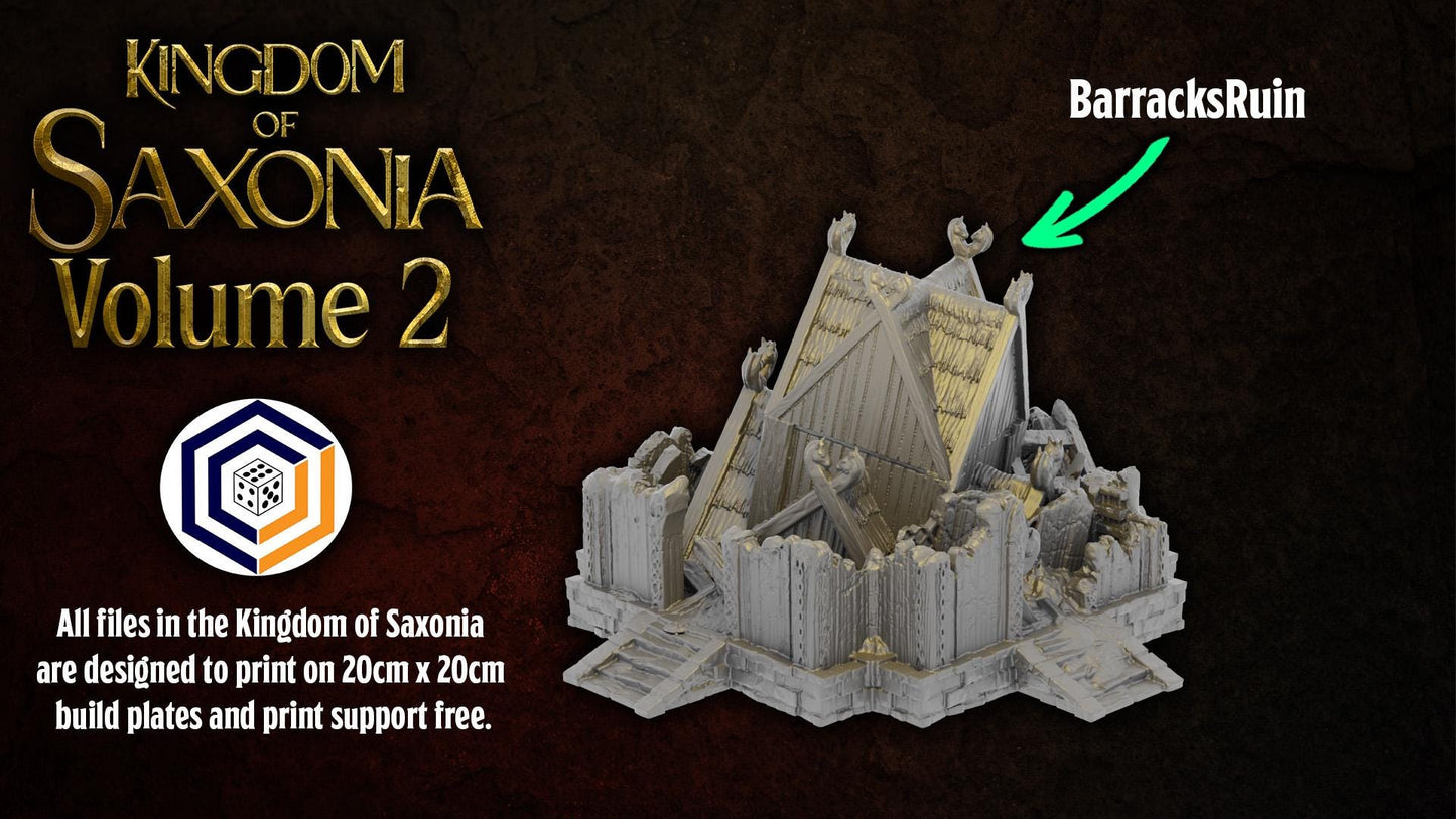 Barracks ruin | Kingdom of Saxonia V2 | MESBG