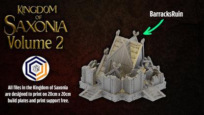 Barracks ruin | Kingdom of Saxonia V2 | MESBG