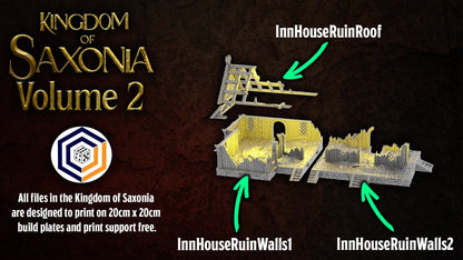 Inn House Ruin | Kingdom of Saxonia V2 | MESBG