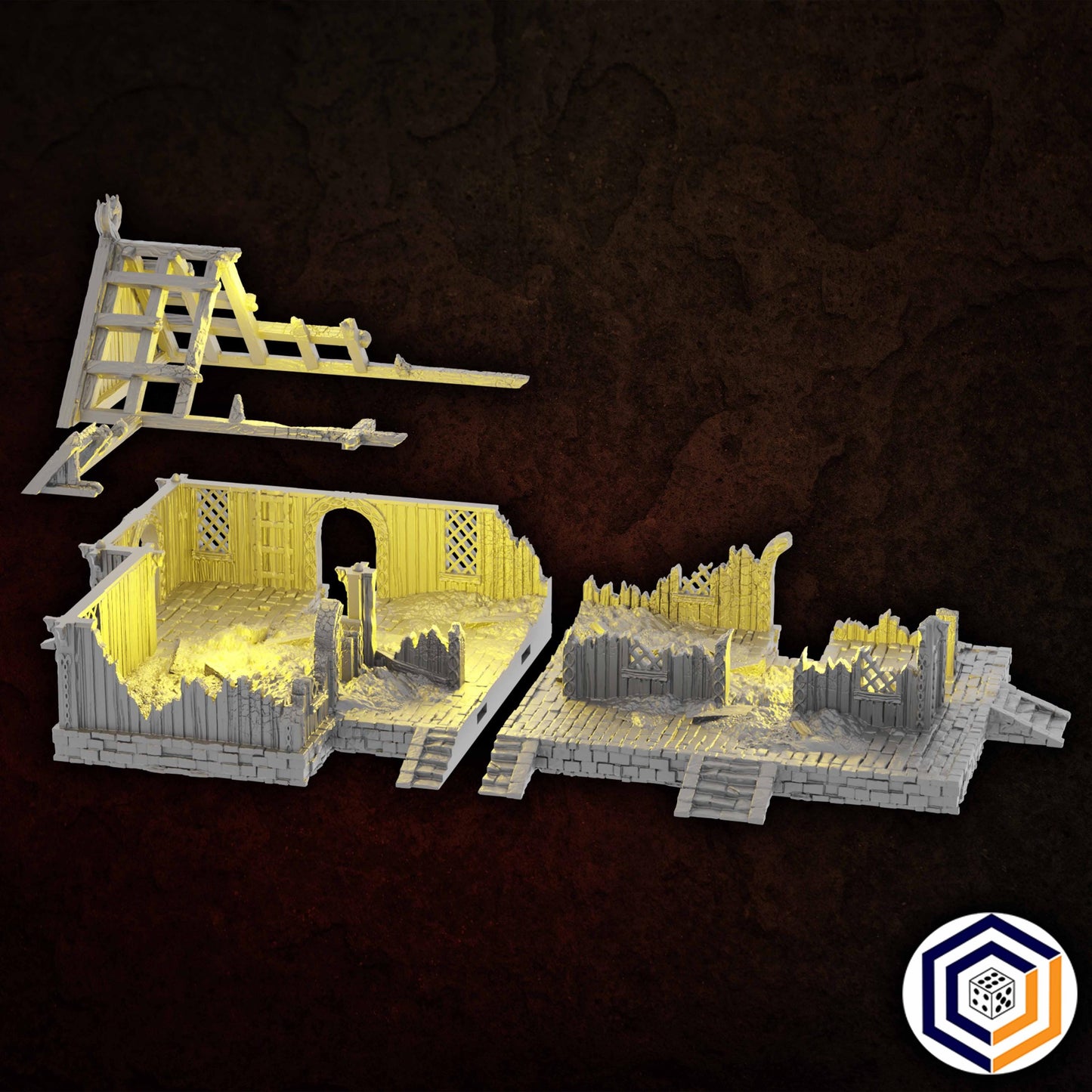 Inn House Ruin | Kingdom of Saxonia V2 | MESBG