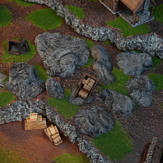 Rocky Outcrops | Kingdom of Saxonia V2 | MESBG